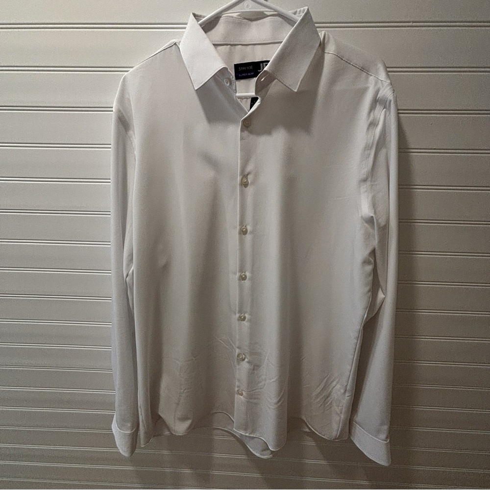 White Performance Dress Shirt